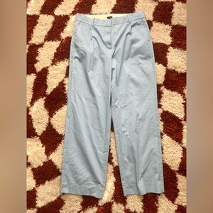 J Crew Blue Tailored Pants — Size 12